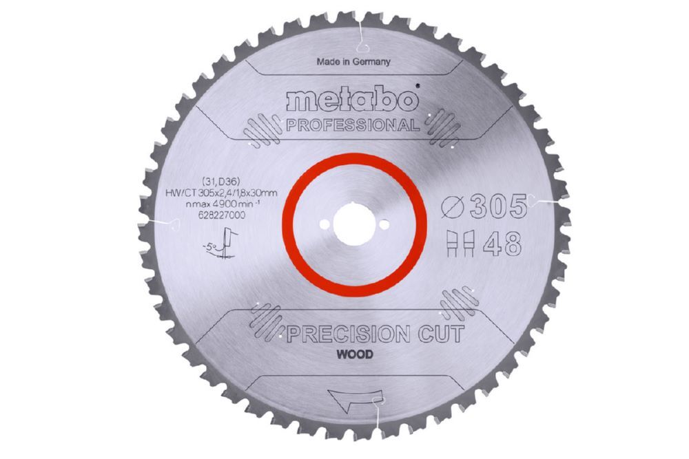 Produktbild Metabo PrecisionCutProf Kreissägeblatt 305x30 48 WZ