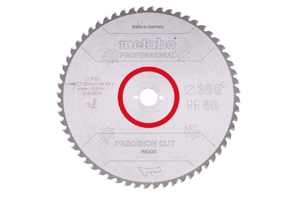 Produktbild Metabo PrecisionCutProf Kreissägeblatt 305x30 60 WZ