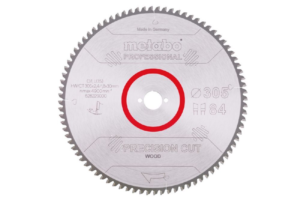 Produktbild Metabo PrecisionCutProf Kreissägeblatt 305x30 84 WZ