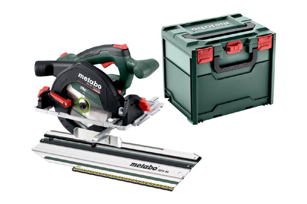 Produktbild Metabo Akku Handkreissäge Set KS 18 LTX 57 BL + KFS 44