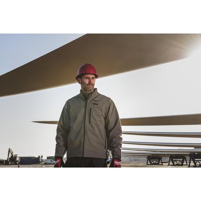 Produktbild Akku Heiz Jacke Herren grau M12 HJGR6-0 (L) 12 V ohne Akku und Ladegerät bild 2