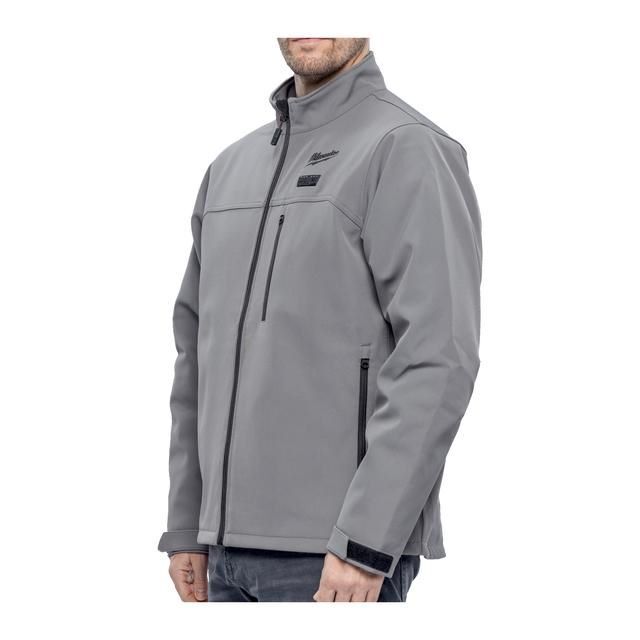 Produktbild Akku Heiz Jacke Herren grau M12 HJGR6-0 (XL) 12 V ohne Akku und Ladegerät bild 4