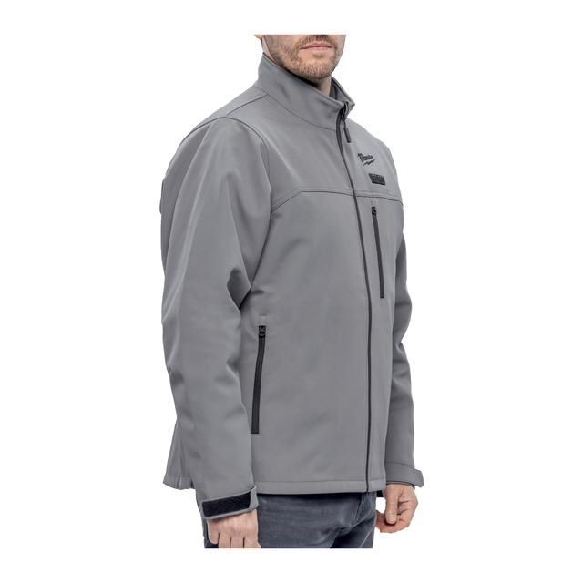 Produktbild Akku Heiz Jacke Herren grau M12 HJGR6-0 (XXXL) 12 V bild 6