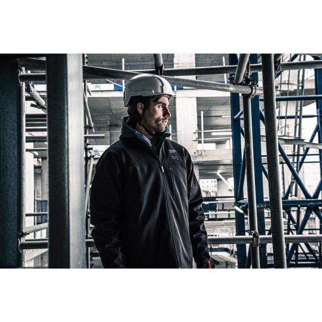 Produktbild Akku Heiz Jacke Herren M12 HJBL6-0 (XL) 12 V schwarz ohne Akku und Ladegerät bild 4