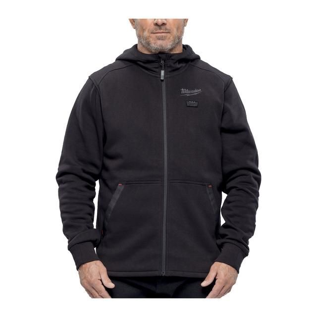 Produktbild Milwaukee Akku Heiz Kapuzenpullover Herren schwarz M12 HHBL5-0 (L) 12 V 