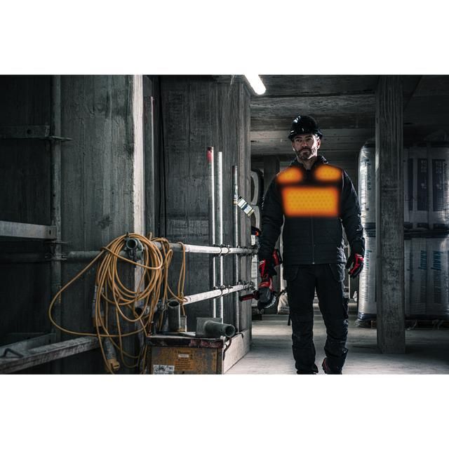 Produktbild M12 HPJBL3-0 (L) 12 V Akku Heiz Steppjacke Herren schwarz Größe L bild 4