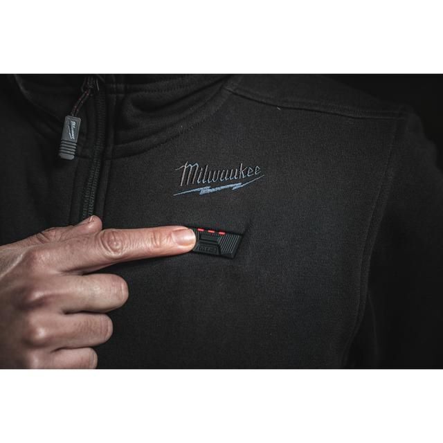 Produktbild Akku Heiz Steppweste Herren M12 HPVBL3-0 (XL) 12 V schwarz bild 2