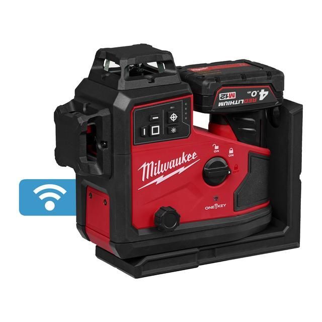 Produktbild Milwaukee M12A3PLO-401C M12 3 x 360° Akku-Laser