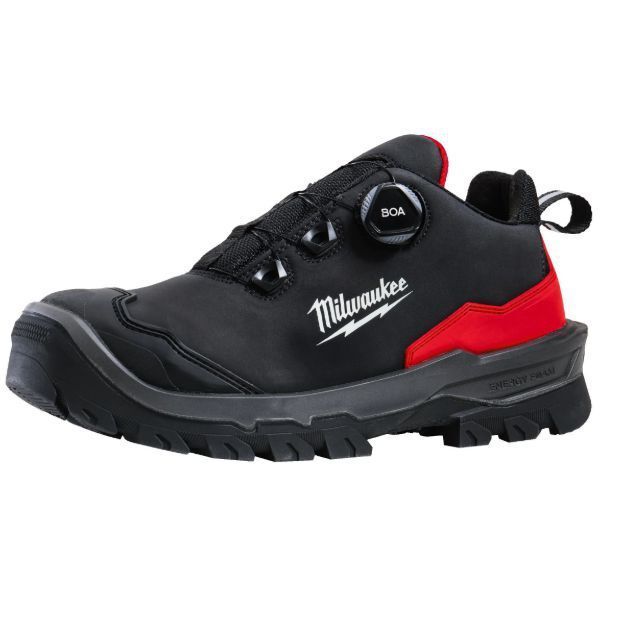 Produktbild Milwaukee ARMOURTRED S3S Sicherheits Halbschuh BOA weit Mikrofaser schwarz Größe 45