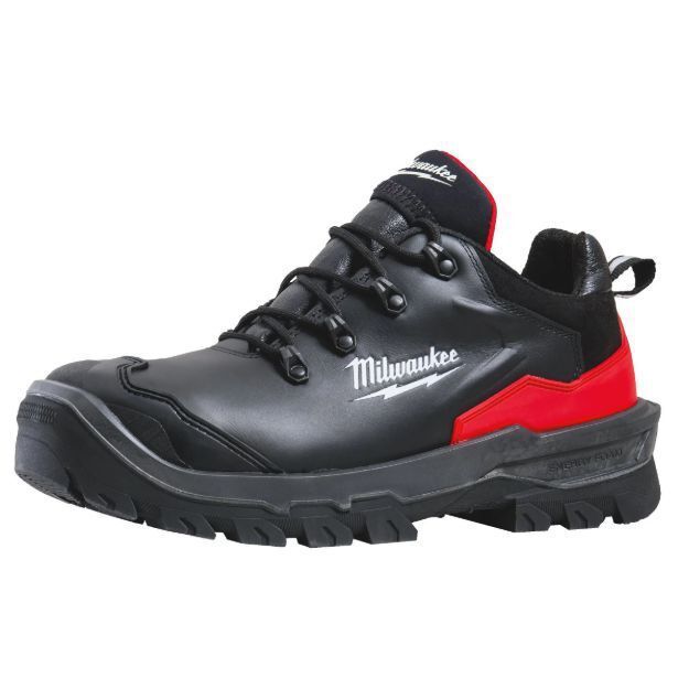 Produktbild Milwaukee ARMOURTRED S3S Sicherheits Halbschuh weit Leder schwarz Größe 42
