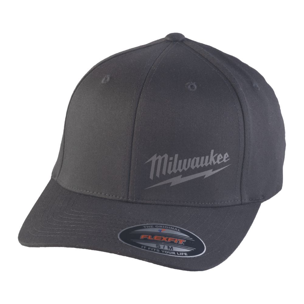 Milwaukee Elektrowerkzeuge Baseball Kappe schwarz Größe S/M mit UV Schutz BCSBL-S/M Produktbild Milwaukee Elektrowerkzeuge Baseball Kappe schwarz Größe S/M mit UV Schutz BCSBL-S/M