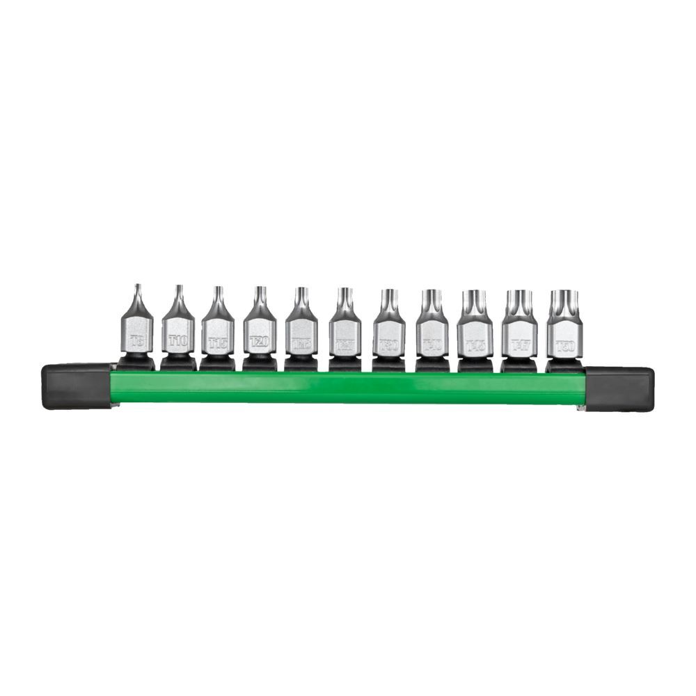 Produktbild Milwaukee TX Bit-Steckschlüsseleinsatz 1/4 Zoll kurz Set 11-teilig