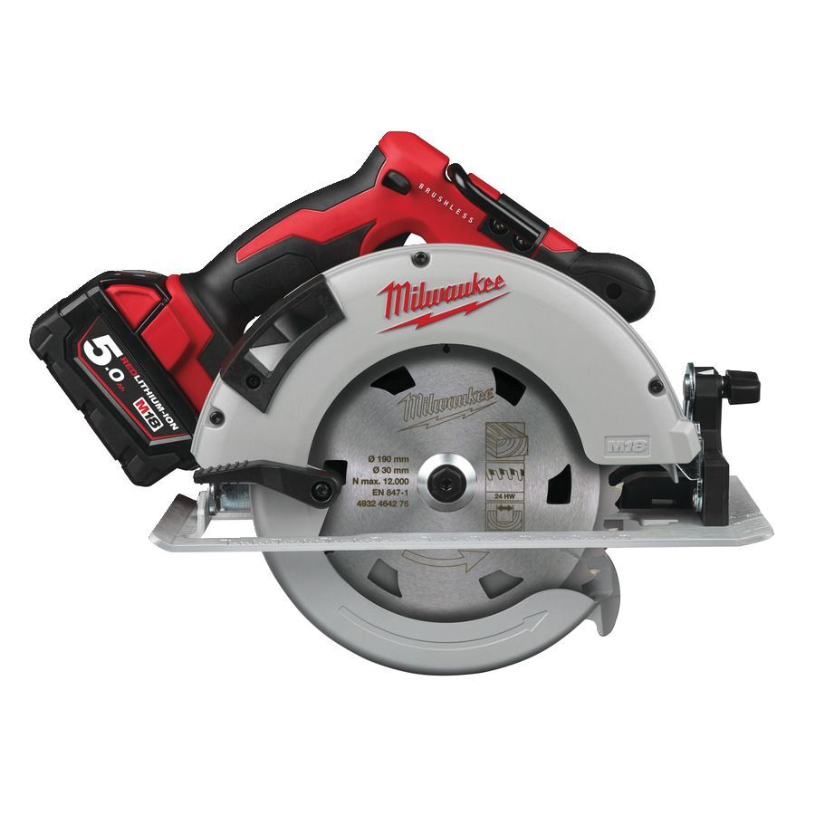 Milwaukee Bürstenlose Akku Handkreissäge M18BLCS66-502X Produktbild Milwaukee Bürstenlose Akku Handkreissäge M18BLCS66-502X