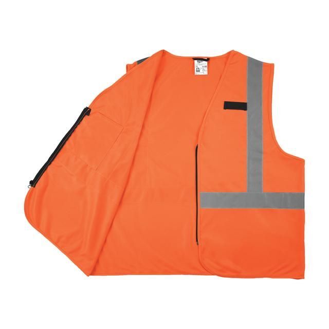 Produktbild Contractor Warnschutzweste orange Größe 4XL/5XL bild 2