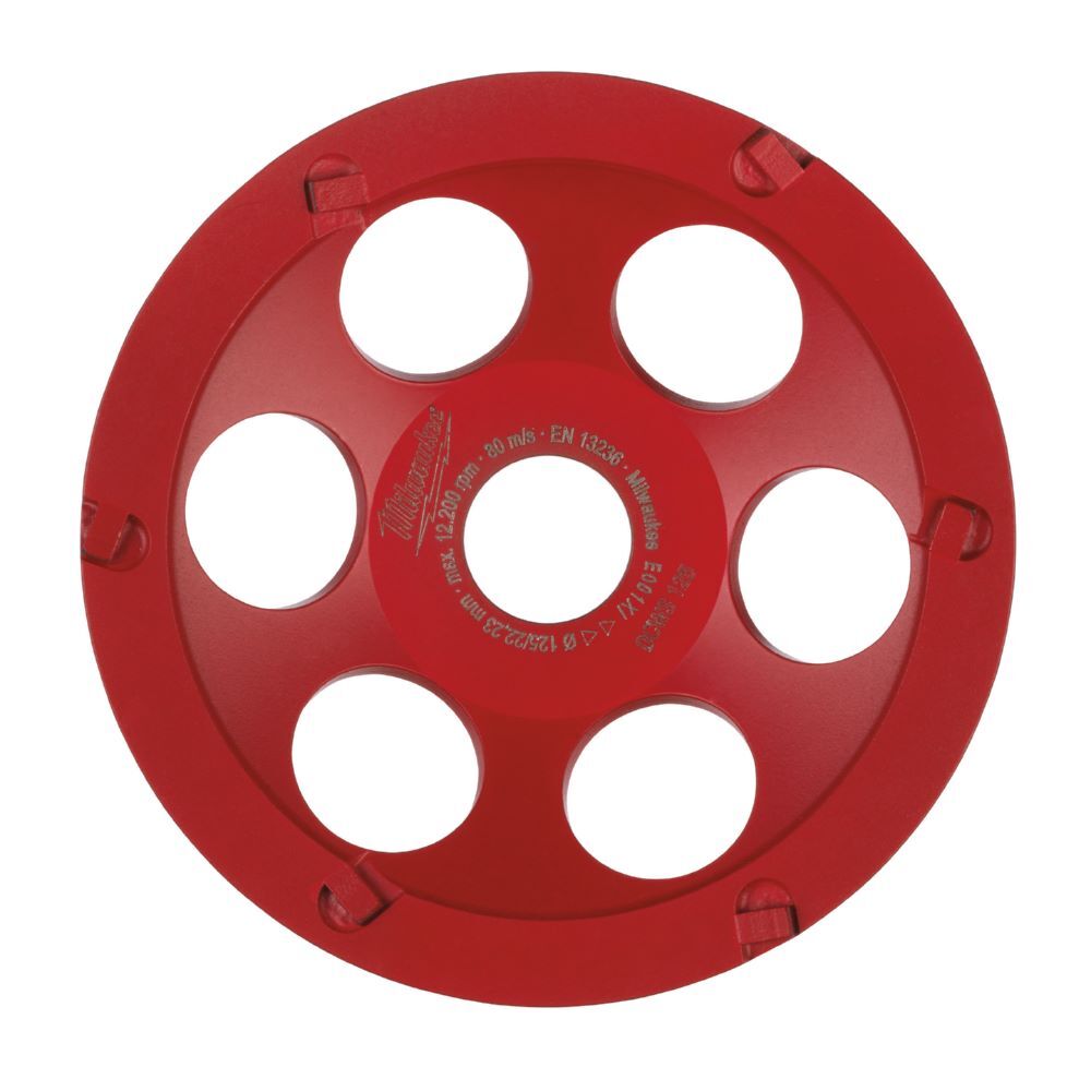Milwaukee Elektrowerkzeuge Diamanttopfscheibe Universal SDCWA Durchmesser 125 mm Produktbild Milwaukee Elektrowerkzeuge Diamanttopfscheibe Universal SDCWA Durchmesser 125 mm