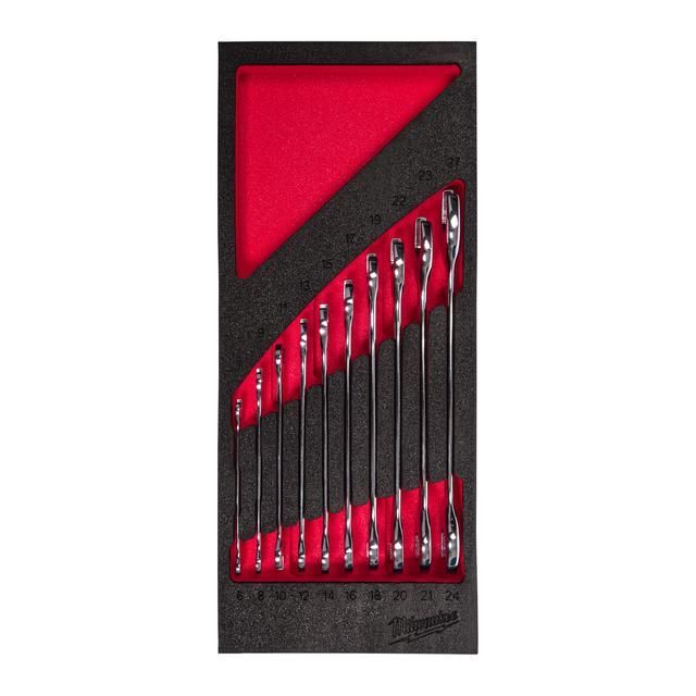 Produktbild Milwaukee Doppel-Maulschlüssel Einlage 10-teilige Einlage für Werkstattwagen 78 cm