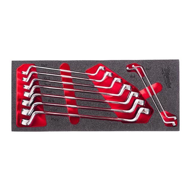 Produktbild Doppel-Ringschlüssel Einlage 9-teilige Einlage für Werkstattwagen 78 cm bild 2