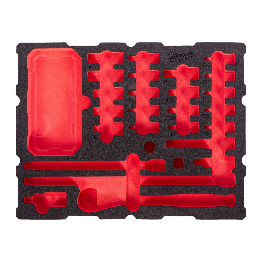 Produktbild Milwaukee Ersatz-Einlage für 3/8 Zoll Ratschen und Steckschlüsseleinsätze PACKOUT