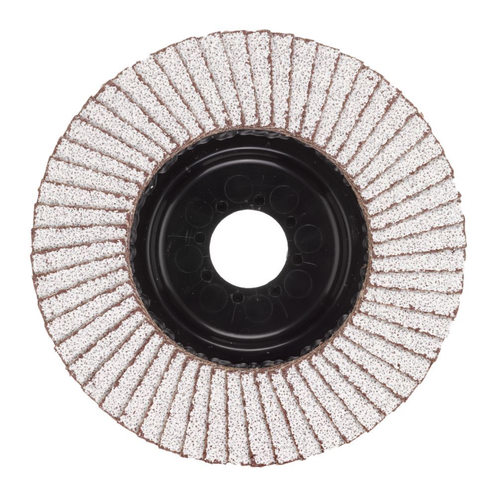 Milwaukee SLC50 K60 Fächerschleifscheibe 125 mm für Alu und NE-Metall Produktbild Milwaukee SLC50 K60 Fächerschleifscheibe 125 mm für Alu und NE-Metall