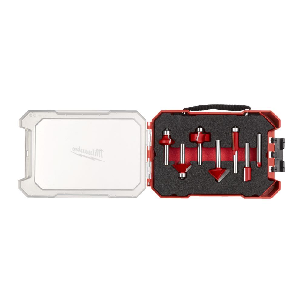 Produktbild Milwaukee Fräsersatz 8 mm Schaft 7-teilig