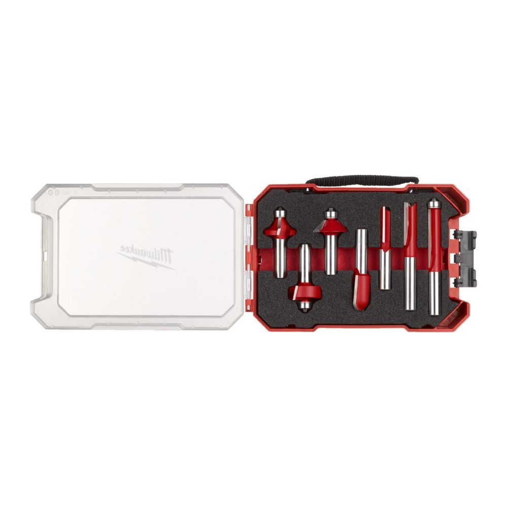Produktbild Milwaukee Fräsersatz 12 mm Schaft 7-teilig