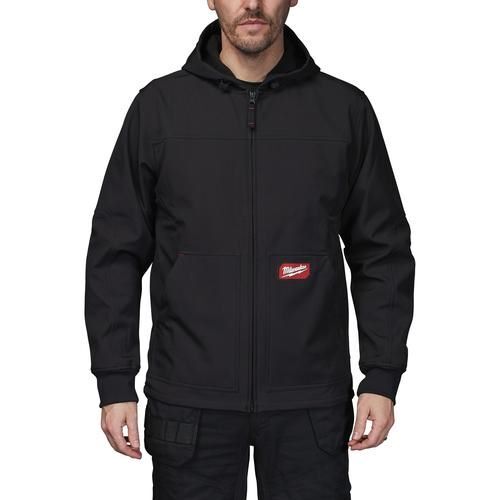 Produktbild Milwaukee FREEFLEX Softshell Kapuzen Jacke schwarz Größe XXXL