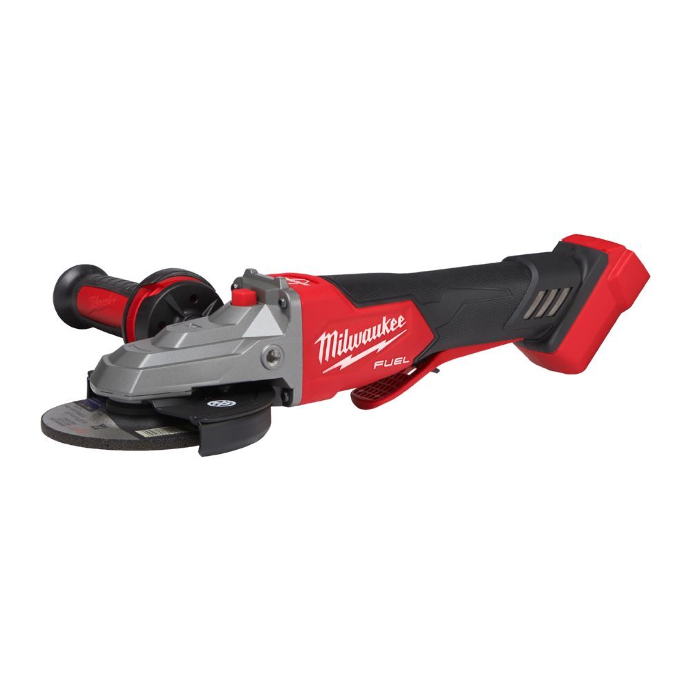 Milwaukee Fuel Flachkopf Sicherheits Winkelschleifer mit Akku M18FSAGF125XPDB-0X Produktbild Milwaukee Fuel Flachkopf Sicherheits Winkelschleifer mit Akku M18FSAGF125XPDB-0X