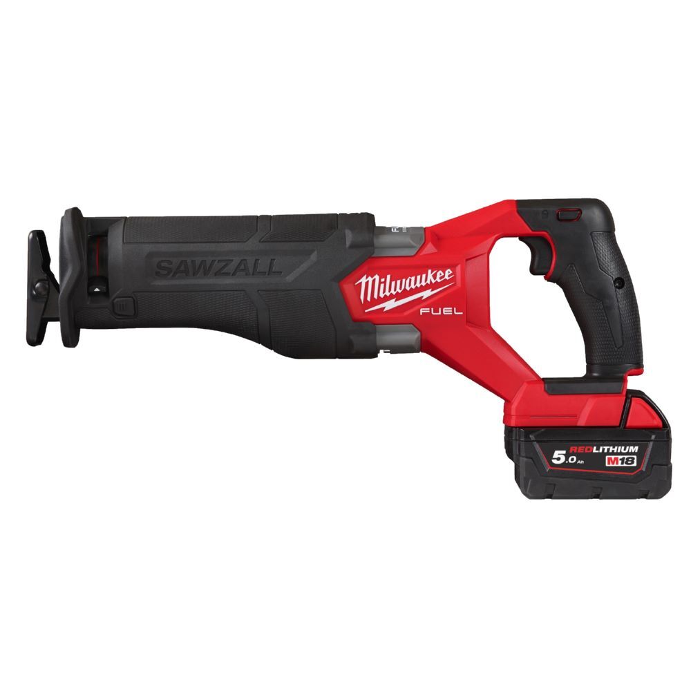 Milwaukee Fuel Akku Säbelsäge M18FSZ-502X Schnitttiefe 25 bis 300 mm Produktbild Milwaukee Fuel Akku Säbelsäge M18FSZ-502X Schnitttiefe 25 bis 300 mm