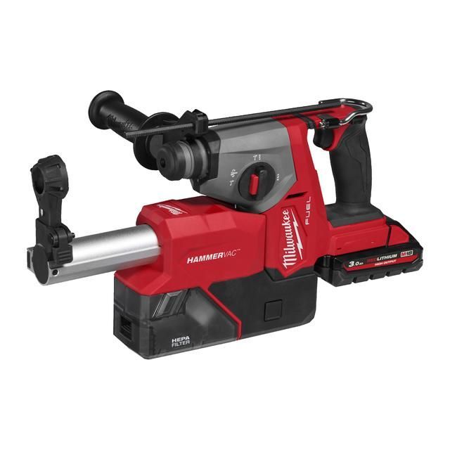Produktbild Milwaukee M18FHACDDE-0C M18 FUEL SDS-PLUS Akku-Kombihammer mit Staubabsaugung