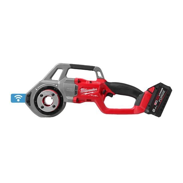 Produktbild Milwaukee M18FPT114-802CA M18 FUELONE-KEY 11/4 Zoll Akku-Gewindeschneidkluppe