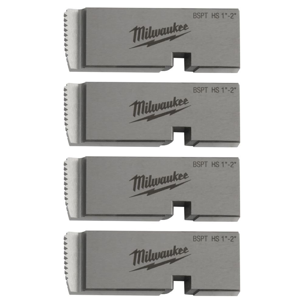 Milwaukee Elektrowerkzeuge Gewindeschneideisen 1 bis 2 Zoll BSPT HS für MXF PTR2 PTR2D Produktbild Milwaukee Elektrowerkzeuge Gewindeschneideisen 1 bis 2 Zoll BSPT HS für MXF PTR2 PTR2D