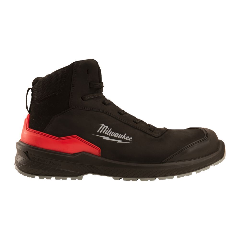 Milwaukee Elektrowerkzeuge FLEXTRED Sicherheits Schnürstiefel Leder S3S schwarz Größe 42 Produktbild Milwaukee Elektrowerkzeuge FLEXTRED Sicherheits Schnürstiefel Leder S3S schwarz Größe 42 bild 3