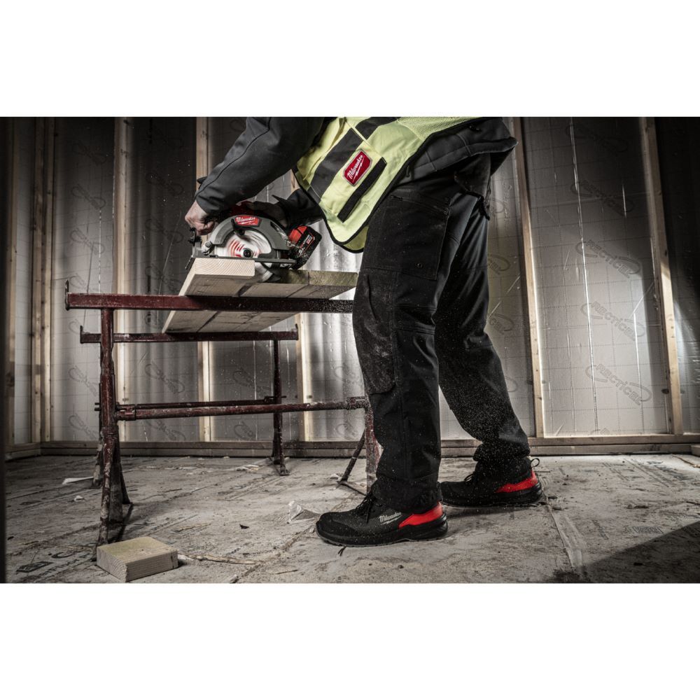 Milwaukee Elektrowerkzeuge FLEXTRED Sicherheits Schnürstiefel S1PS in schwarz Größe 40 Produktbild Milwaukee Elektrowerkzeuge FLEXTRED Sicherheits Schnürstiefel S1PS in schwarz Größe 40 bild 2