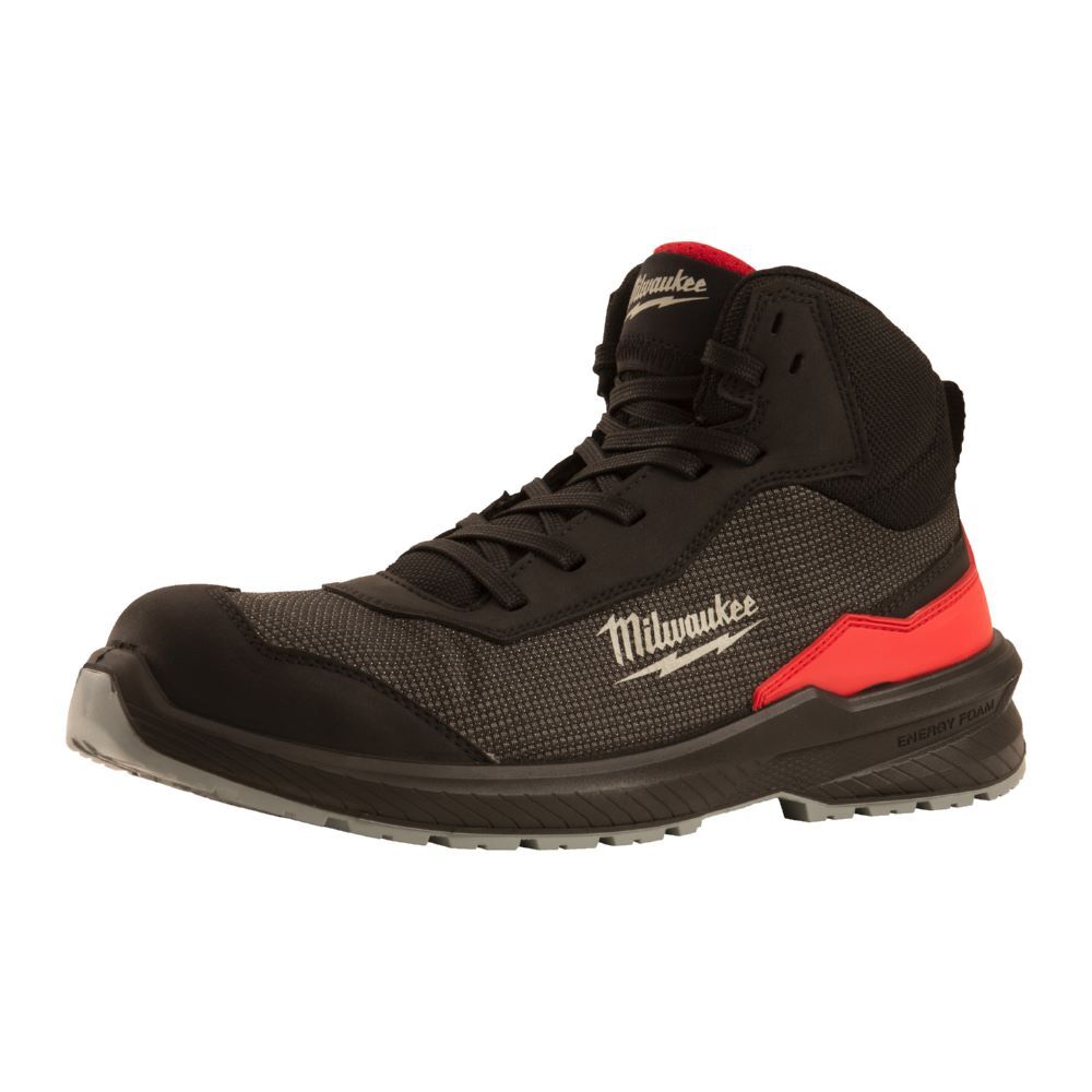 Milwaukee Elektrowerkzeuge FLEXTRED Sicherheits Schnürstiefel S1PS in schwarz Größe 42 Produktbild Milwaukee Elektrowerkzeuge FLEXTRED Sicherheits Schnürstiefel S1PS in schwarz Größe 42