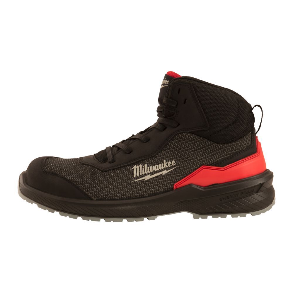Milwaukee Elektrowerkzeuge FLEXTRED Sicherheits Schnürstiefel S1PS in schwarz Größe 44 Produktbild Milwaukee Elektrowerkzeuge FLEXTRED Sicherheits Schnürstiefel S1PS in schwarz Größe 44 bild 5