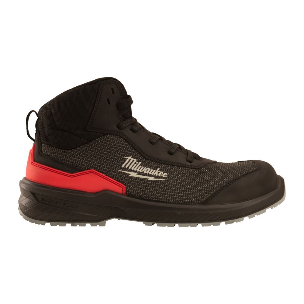 Milwaukee Elektrowerkzeuge FLEXTRED Sicherheits Schnürstiefel S1PS in schwarz Größe 45 Produktbild Milwaukee Elektrowerkzeuge FLEXTRED Sicherheits Schnürstiefel S1PS in schwarz Größe 45 bild 4