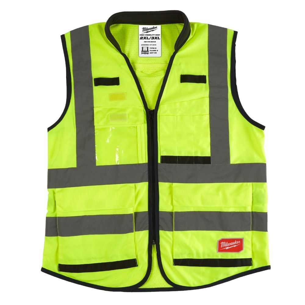 Milwaukee Premium Warnschutzweste gelb Größe XXL XXXL Milwaukee Premium Warnschutzweste gelb Größe XXL XXXL