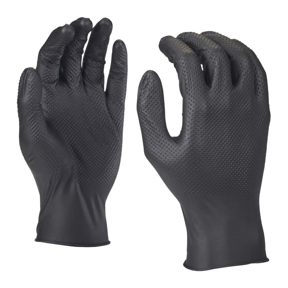Milwaukee Elektrowerkzeuge Nitril Einweghandschuhe Grip Größe 11 XXL 50 Stück Produktbild Milwaukee Elektrowerkzeuge Nitril Einweghandschuhe Grip Größe 11 XXL 50 Stück