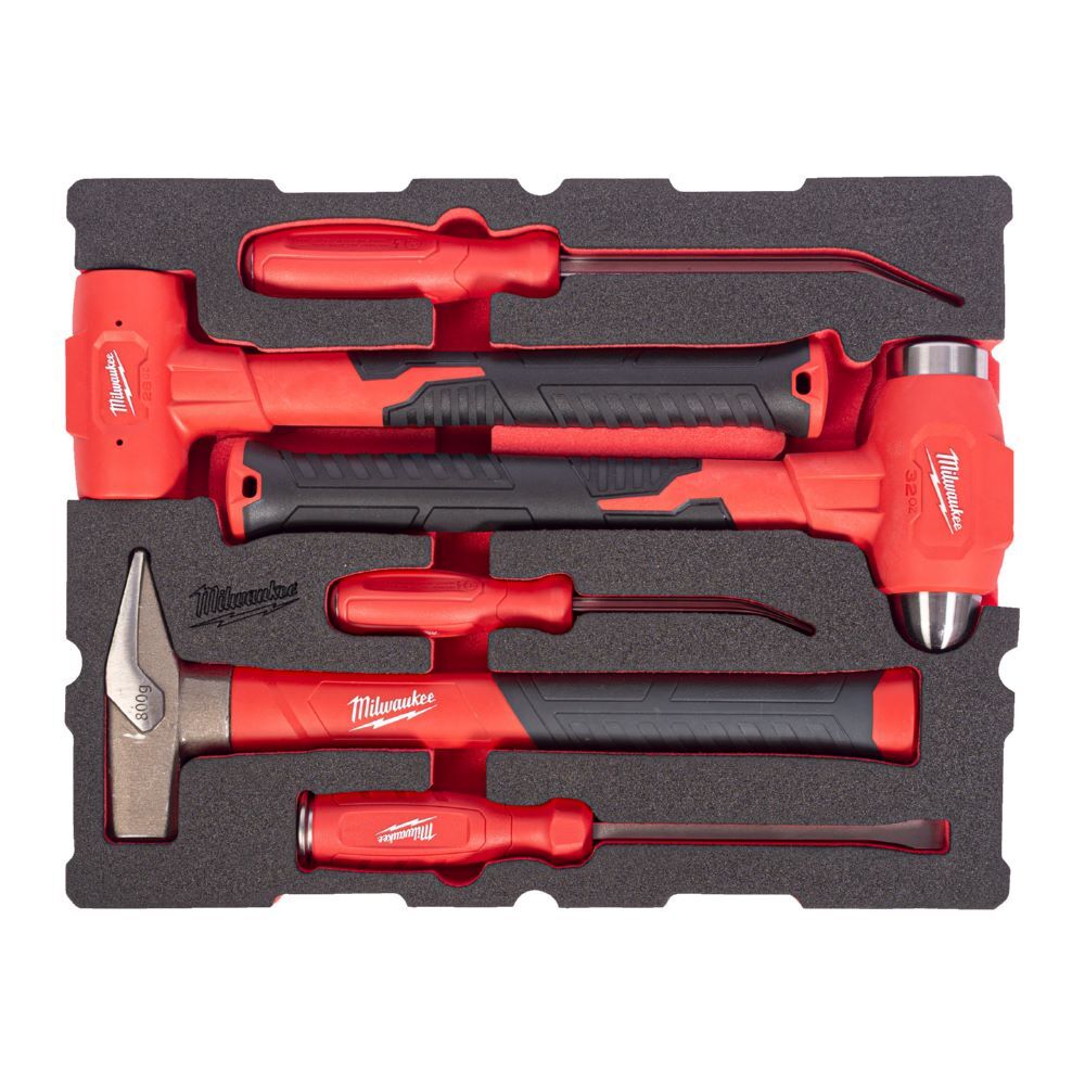 Produktbild Milwaukee Hammer, Fäustel und Stemmeisen Einlage 6-teilige Einlage für PACKOUT Koffer