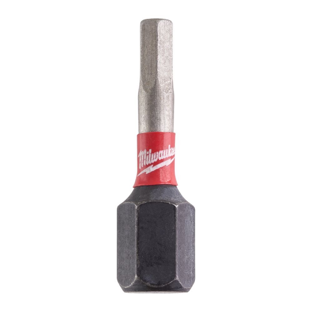Milwaukee Schrauberbit Shockwave Hex 3 x 25 mm Produktbild Milwaukee Schrauberbit Shockwave Hex 3 x 25 mm