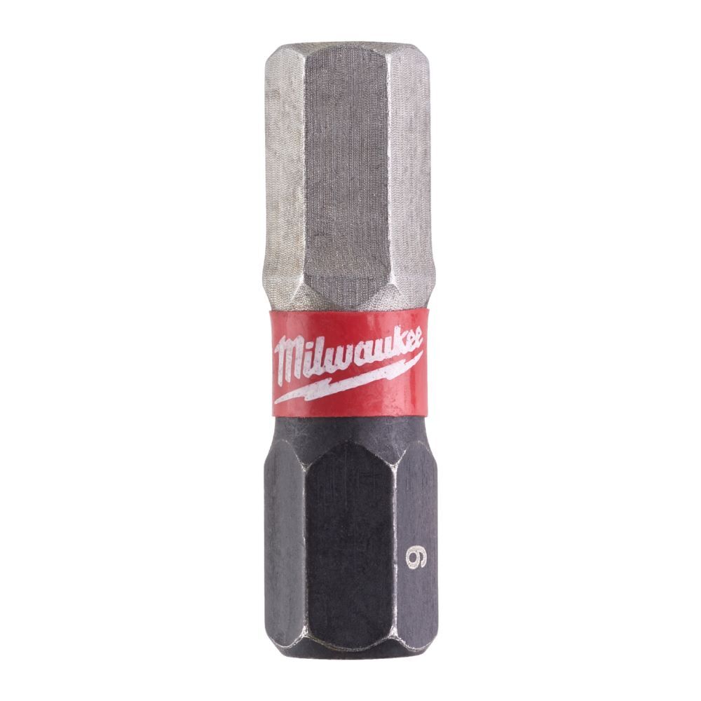 Milwaukee Schrauberbit Shockwave Hex 6 x 25 mm Produktbild Milwaukee Schrauberbit Shockwave Hex 6 x 25 mm