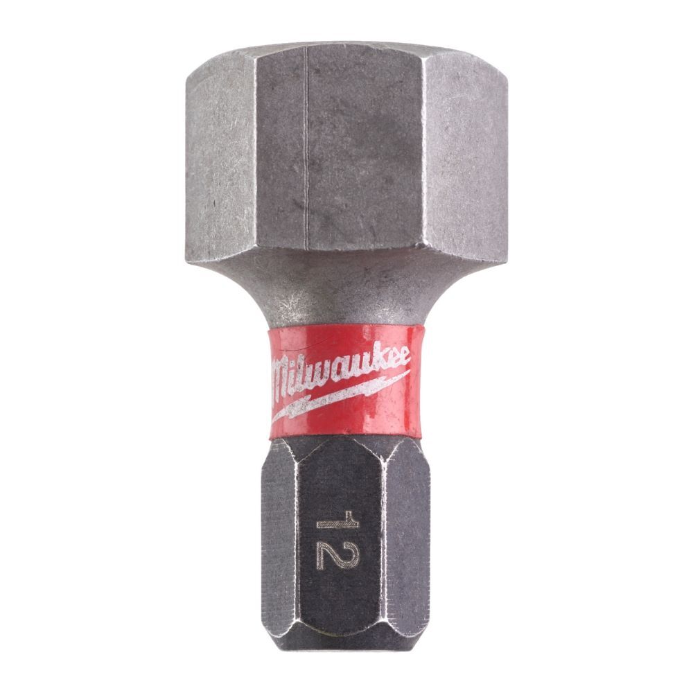 Milwaukee Schrauberbit Shockwave Hex 12 x 25 mm Produktbild Milwaukee Schrauberbit Shockwave Hex 12 x 25 mm