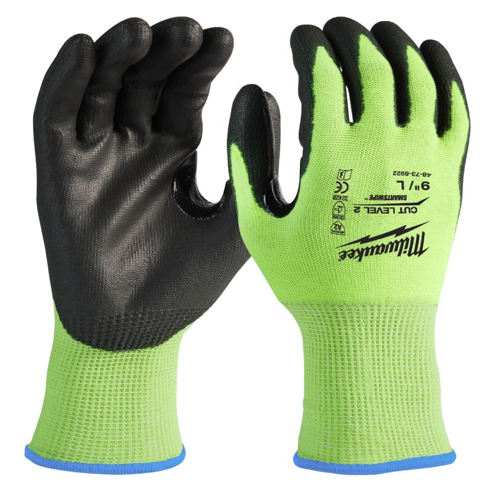 Milwaukee Hi-Vis Schnittschutzhandschuhe Grösse 7/S Klasse 2/B Produktbild Milwaukee Hi-Vis Schnittschutzhandschuhe Grösse 7/S Klasse 2/B