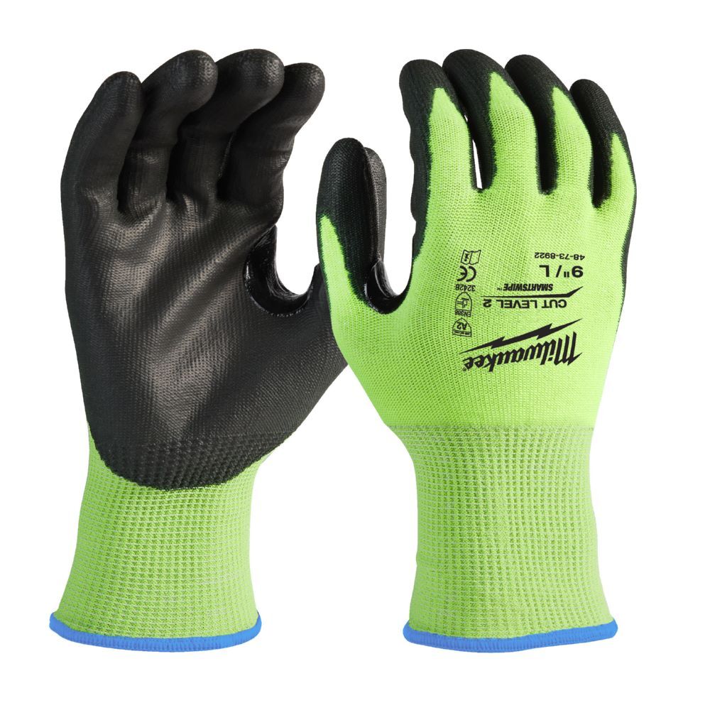 Milwaukee Hi-Vis Schnittschutzhandschuhe Grösse 9/L Klasse 2/B Produktbild Milwaukee Hi-Vis Schnittschutzhandschuhe Grösse 9/L Klasse 2/B