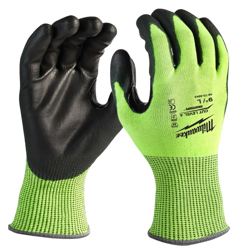 Milwaukee Hi-Vis Schnittschutzhandschuhe Grösse 7/S Klasse 4/D Produktbild Milwaukee Hi-Vis Schnittschutzhandschuhe Grösse 7/S Klasse 4/D