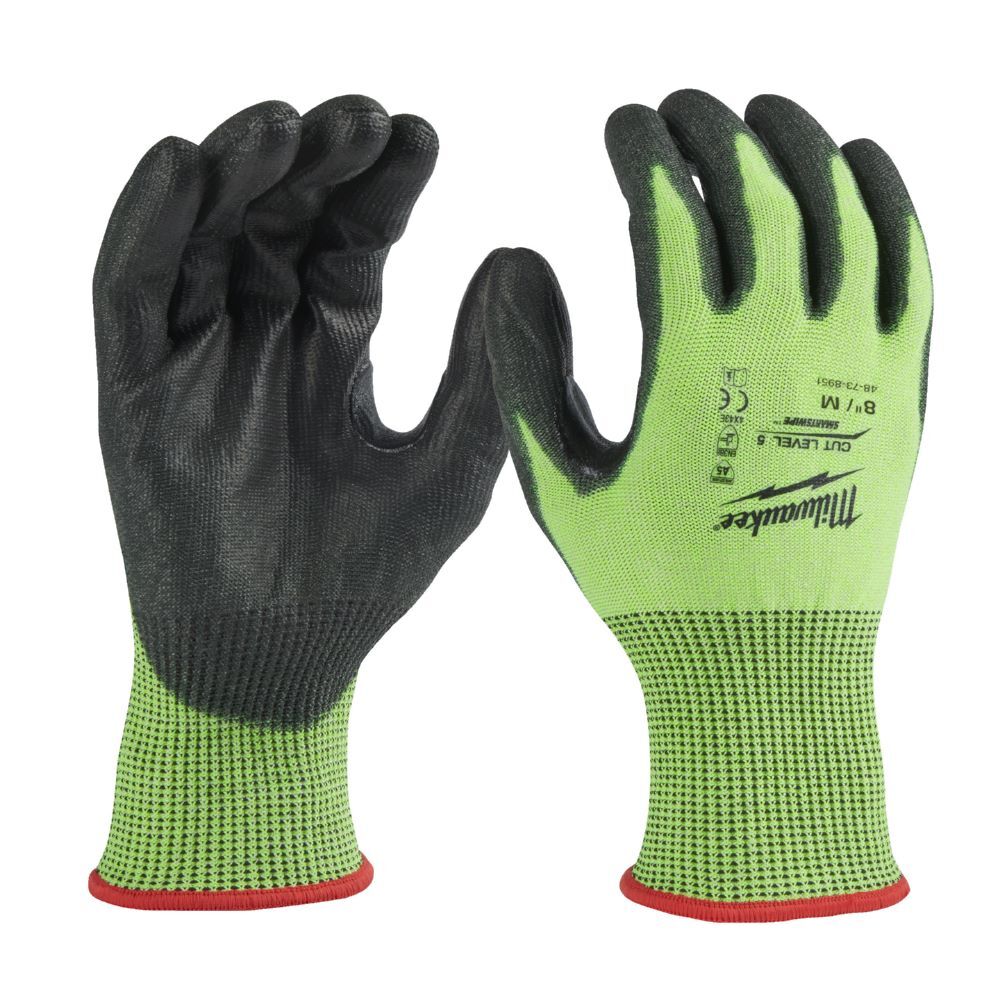 Milwaukee Hi-Vis Schnittschutzhandschuhe Grösse 8/M Klasse 5/E Produktbild Milwaukee Hi-Vis Schnittschutzhandschuhe Grösse 8/M Klasse 5/E
