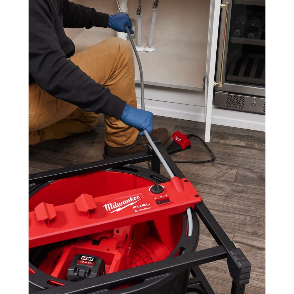 Milwaukee Hochgeschwindigkeits Rohrreiniger M18 mit flexibler Welle M18HSFSM-0 Produktbild Milwaukee Hochgeschwindigkeits Rohrreiniger M18 mit flexibler Welle M18HSFSM-0 bild 3
