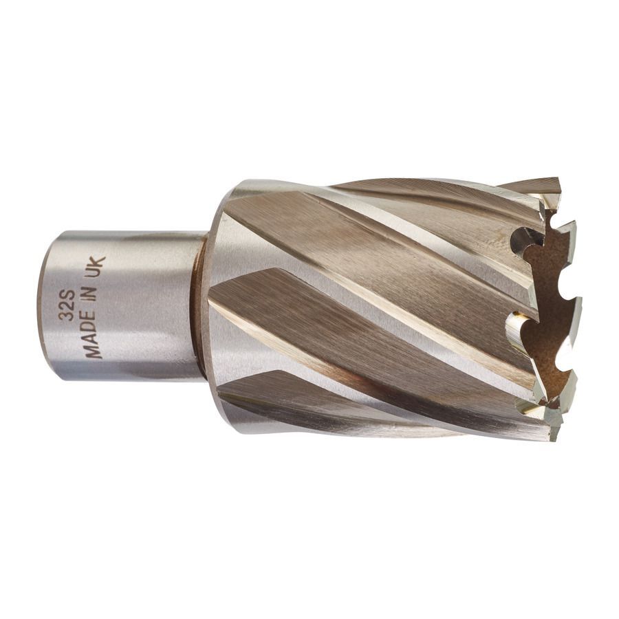 Milwaukee HSS Kernlochbohrer kurz 32x30mm Produktbild Milwaukee HSS Kernlochbohrer kurz 32x30mm