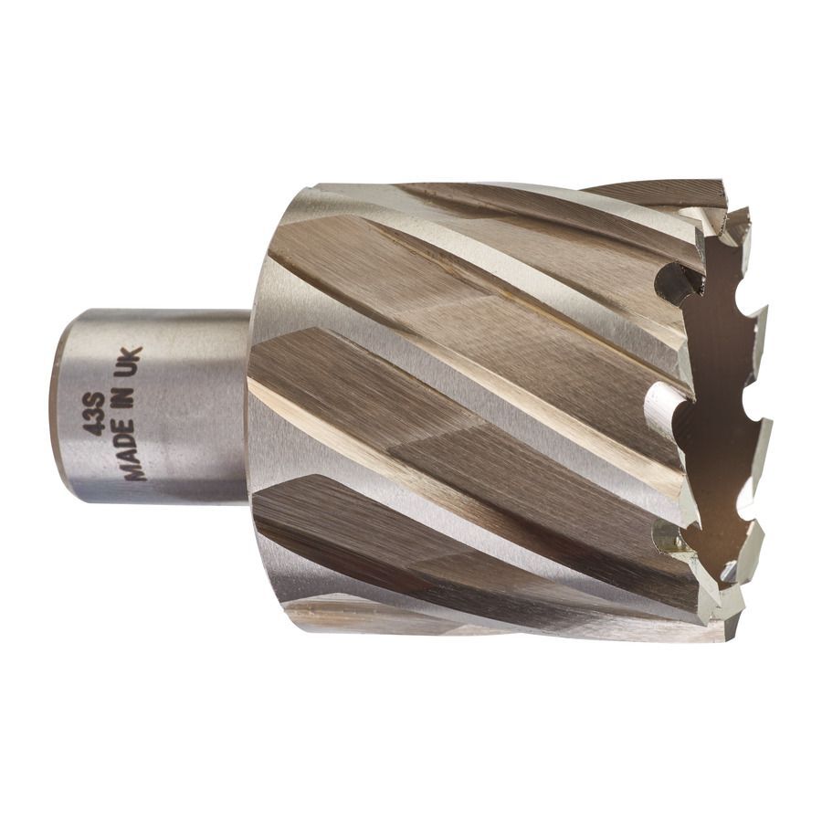 Milwaukee HSS Kernlochbohrer kurz 43x30mm Produktbild Milwaukee HSS Kernlochbohrer kurz 43x30mm