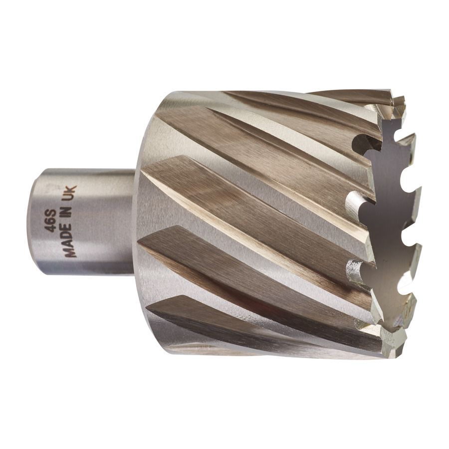 Milwaukee HSS Kernlochbohrer kurz 46x30mm Produktbild Milwaukee HSS Kernlochbohrer kurz 46x30mm